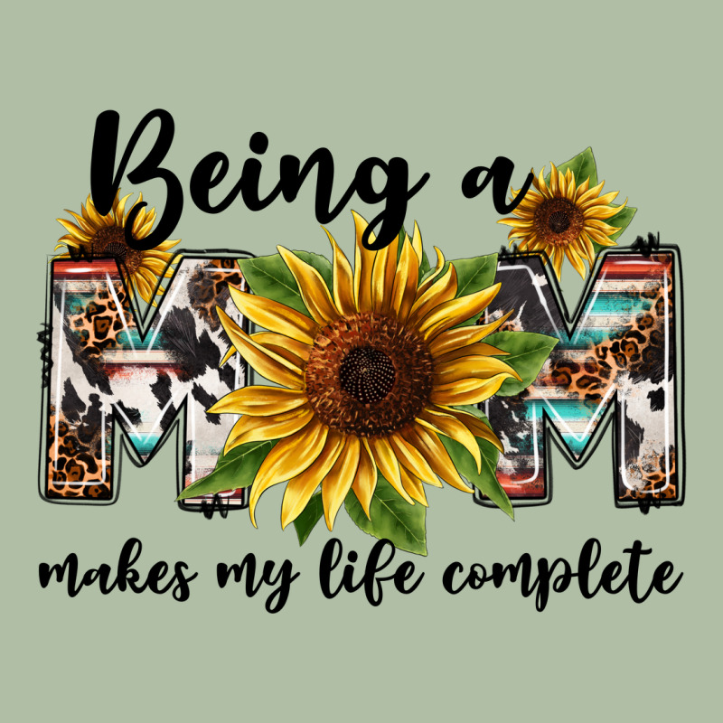 Being A Mom Makes My Life Complete Mother's Day Urban Heavy Tee by FaDigitalArtStudio | Teevron