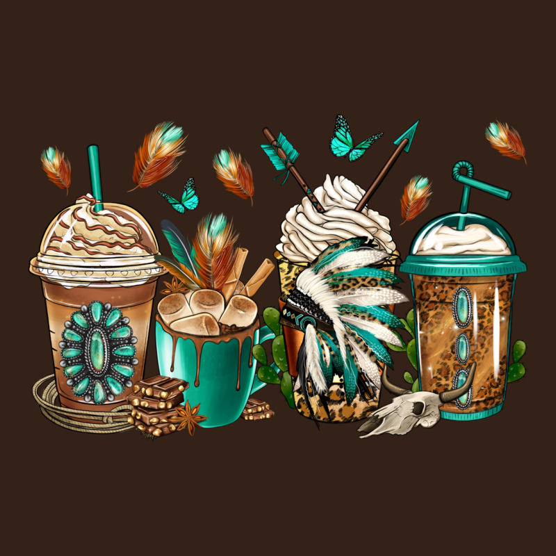Indian Headdress Coffee Cups Heavy Core Tee by Jasminsmagicworld | Teevron