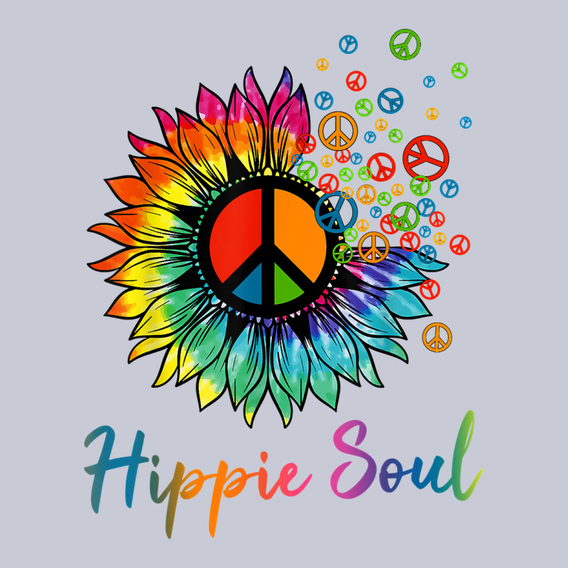 Daisy Peace Sign Hippie Soul Retro Hippie Flower Lovers T Shirt Heavyweight Hoodie by baoMotion | Teevron