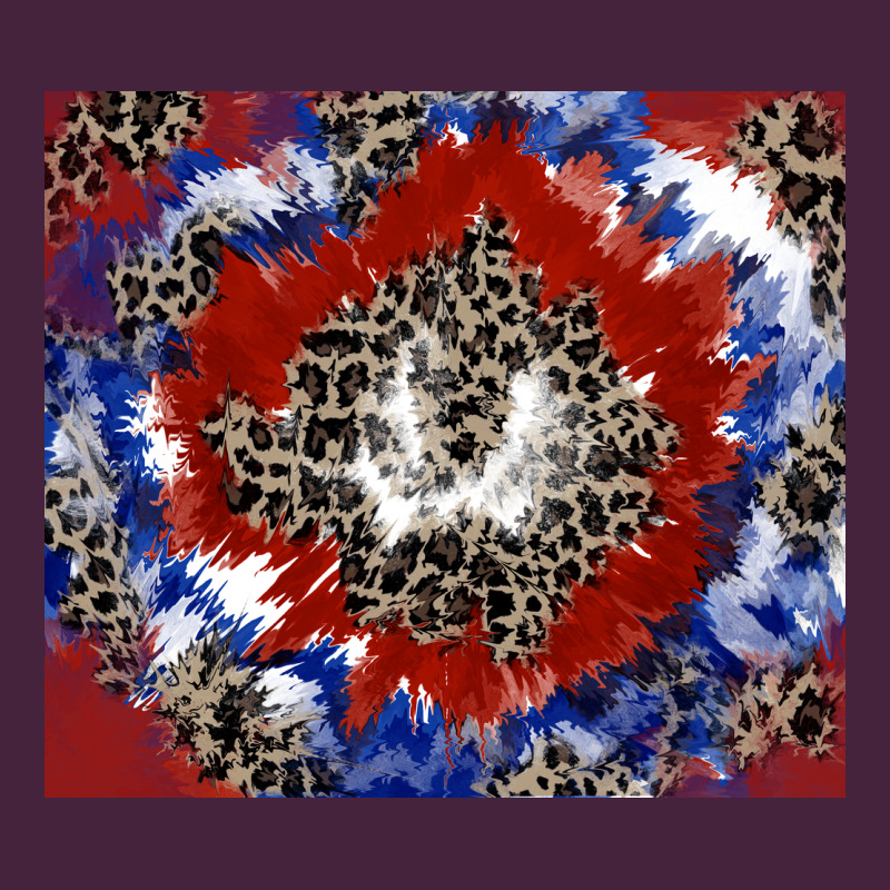 Patriotic Tie Dye Premium Tee by CowGirlArtShop | Teevron
