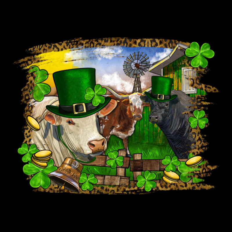 St Patrick's Day Cows Urban Hoodie by RanaPortraitStore | Teevron