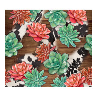 succulents and cowhide | Teevron