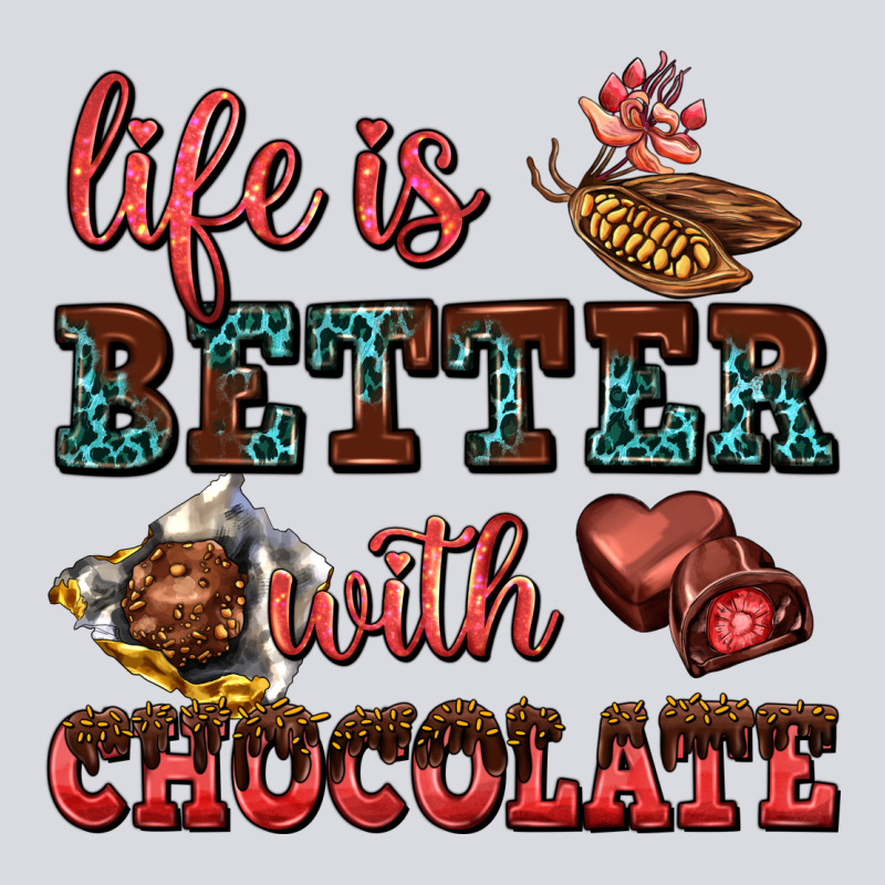 Life Is Better With Chocolate Zipper Hoodie by AdoDesignShop | Teevron
