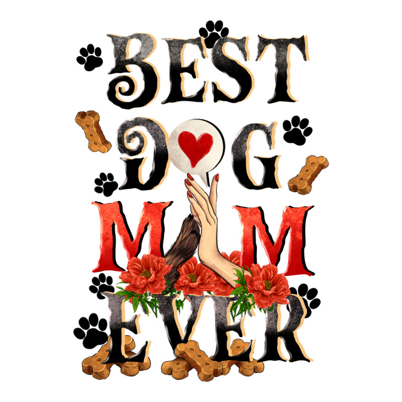 Best Dog Mom Ever Mother's Day Urban Heavy Tee by FaDigitalArtStudio | Teevron