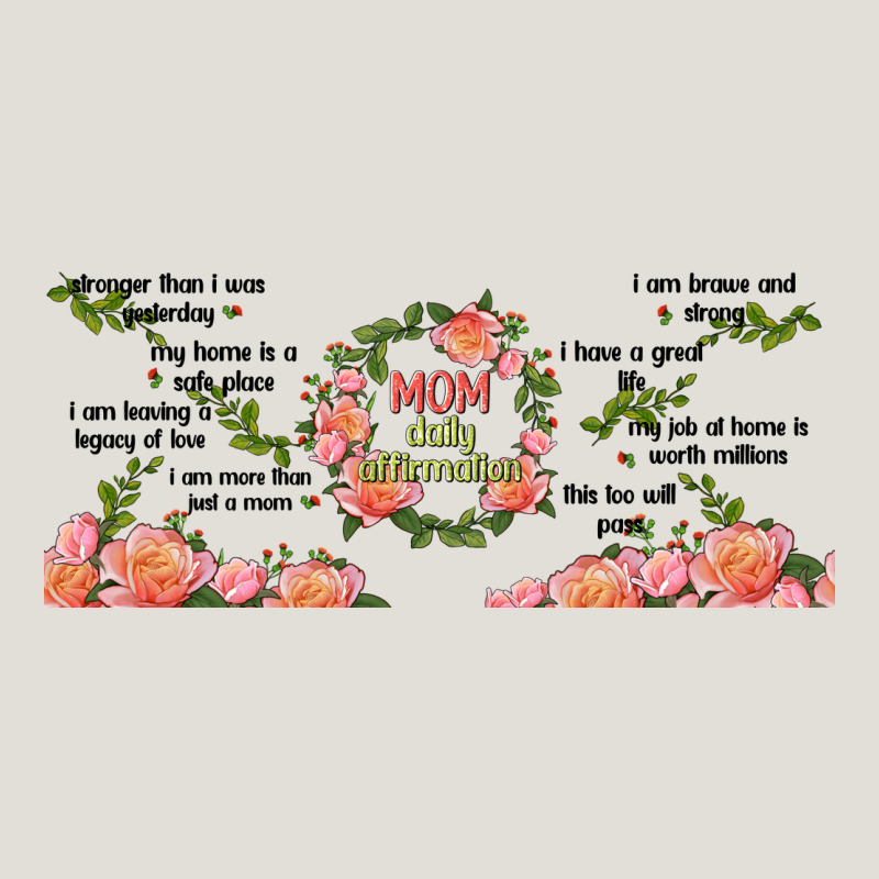 Mom Daily Affirmation Heavy Core Tee by TumblerDesignByShophia | Teevron