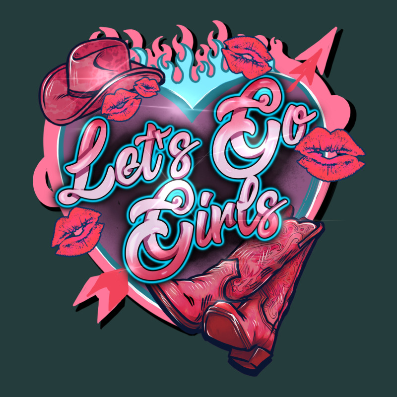 Let's Go Girls Pink Valentine's Day Classic Tee by HowdyJamesFarm | Teevron