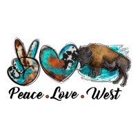 Peace Love West Bison Premium Tee | Teevron