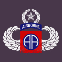 82nd Airborne Div Parachutist Wings And Patch - Distressed Heavyweight Hoodie | Teevron