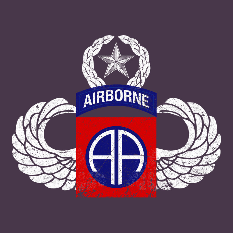 82nd Airborne Div Parachutist Wings And Patch - Distressed Heavyweight Hoodie by baoMotion | Teevron
