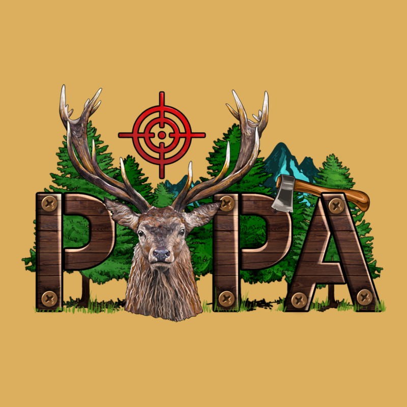 Western Papa Deer Hunting Premium Hoodie by LillyAllenDesigns | Teevron