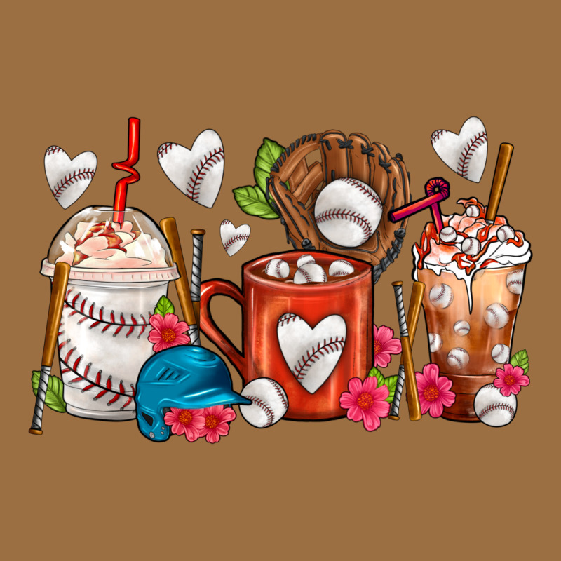 Baseball Coffee Cups Vintage Tee by FaDigitalArtStudio | Teevron