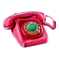 pink telephone | Teevron