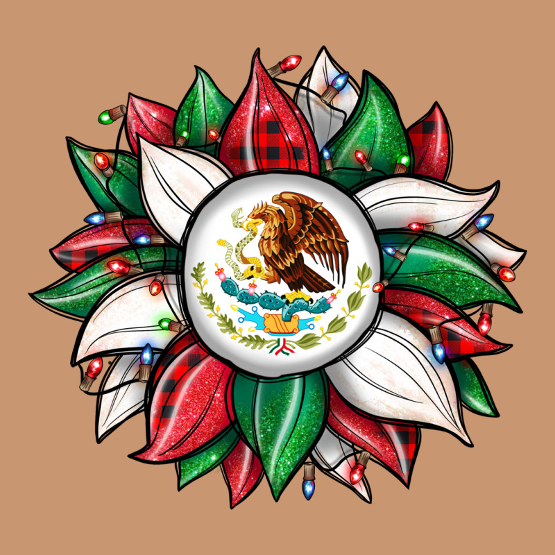 Christmas Sunflower Mexican Flag Heavyweight Hoodie by JahusDesignShop | Teevron