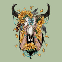 Sunflower Boho Bull Skull With Hands Urban Hoodie | Teevron