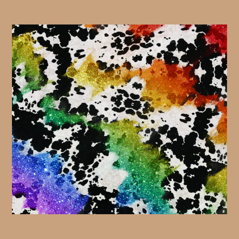 Rainbow Pride Cowhide Tumbler Vintage Tee by FaDigitalArtStudio | Teevron