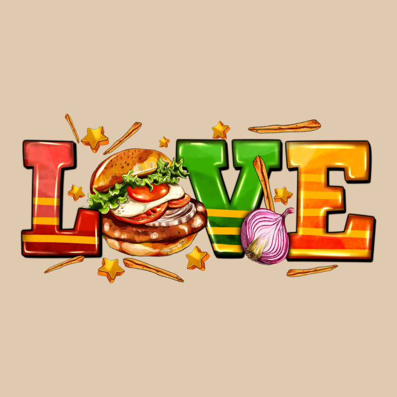Love With Hamburger Heavyweight Sweatshirt by AdoDesignShop | Teevron