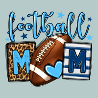 Football Mom Blue Team Color Heavy Core Tee | Teevron