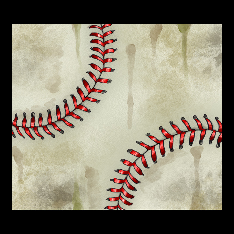 Dirty Baseball Pattern Heavy Core Tee by TumblerDesignByShophia | Teevron