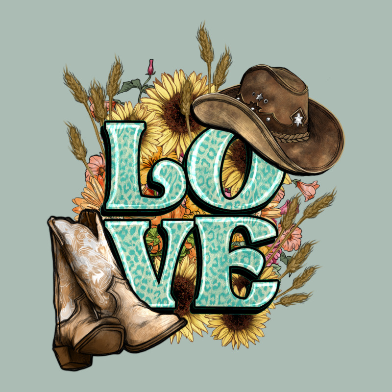 Love Boots Hat Western Cowboy Classic Tee by HowdyJamesFarm | Teevron