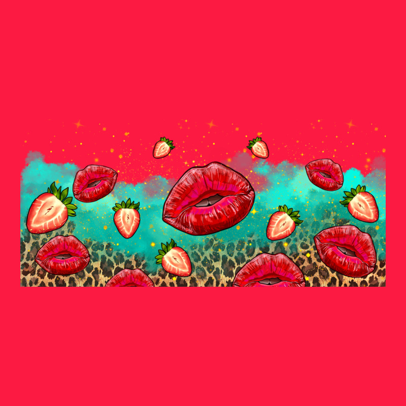 Lips And Strawberries Zipper Hoodie by AdoDesignShop | Teevron