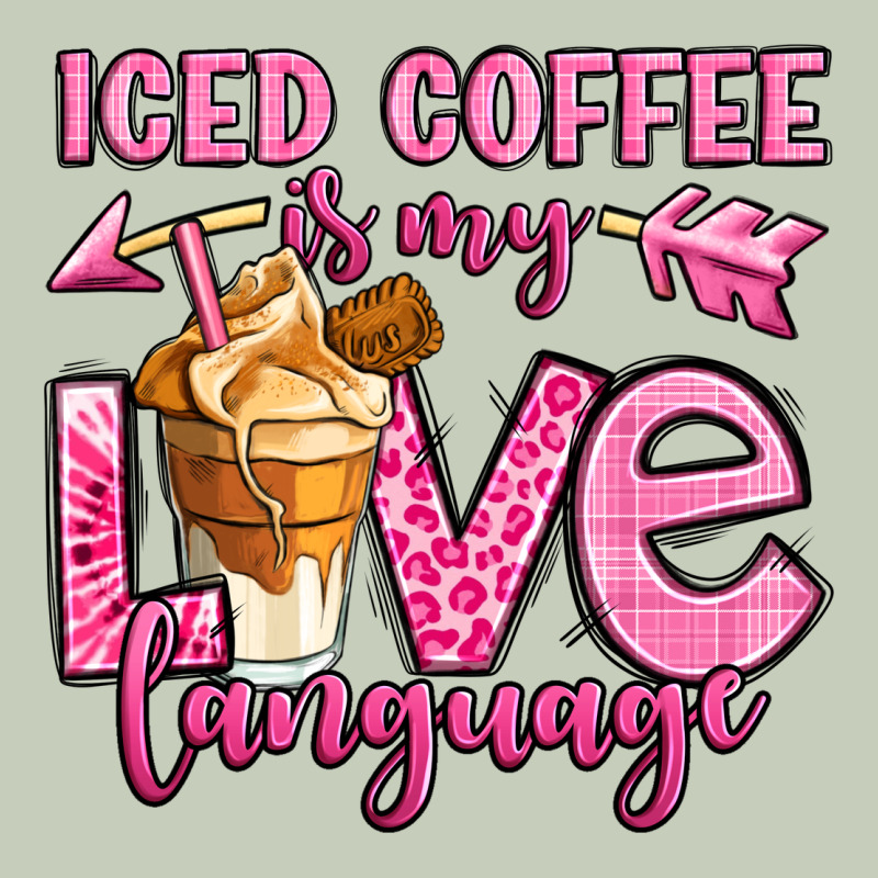 Iced Coffee Is My Love Language Ladies Tee by OliviaCreatesArt | Teevron