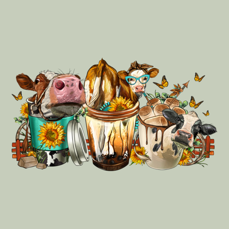 Cows And Coffee Long Sleeve Tee by FaDigitalArtStudio | Teevron
