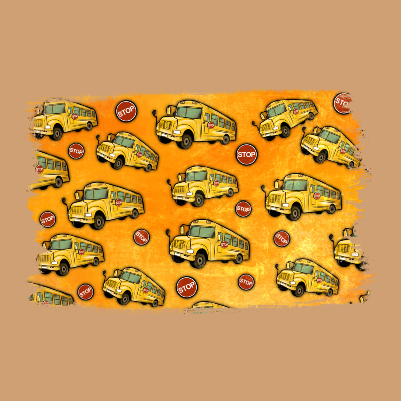 School Bus Pattern Vintage Tee by Jasminsmagicworld | Teevron