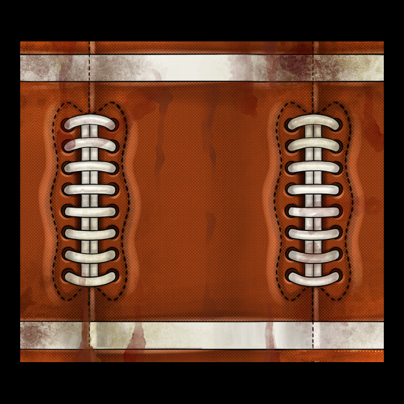 Distressed American Football Pattern Heavy Core Tee by TumblerDesignByShophia | Teevron