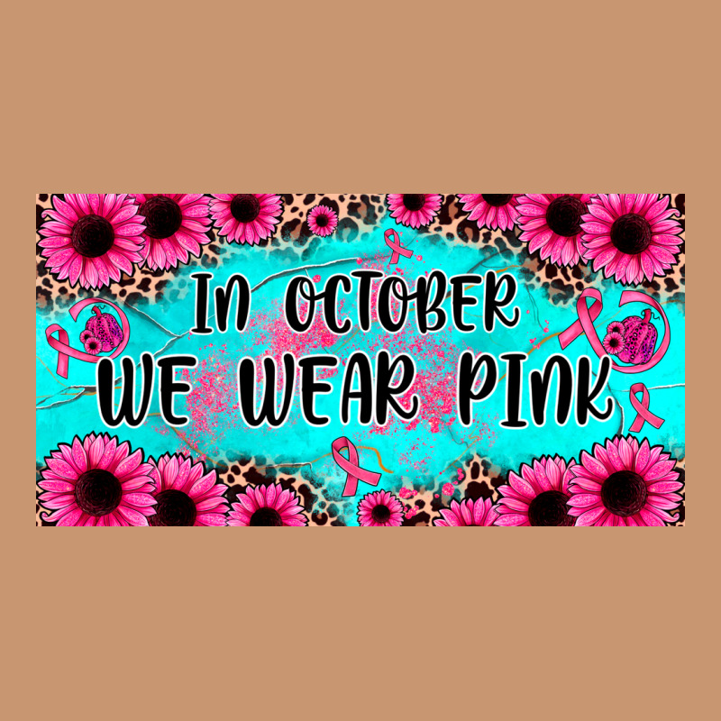In October We Wear Pink Heavyweight Hoodie by JahusDesignShop | Teevron
