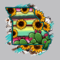 Missouri Map Sunflower Cactus Serape Long Sleeve Tee | Teevron