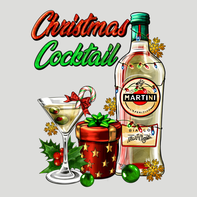 Christmas Cocktail Martini And Gift Zipper Hoodie by AdoDesignShop | Teevron