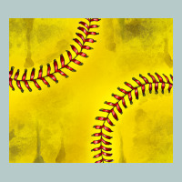 Distressed Softball Pattern Heavy Core Tee | Teevron