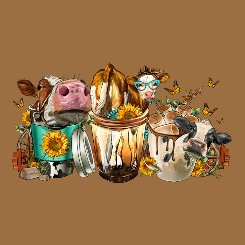Cows And Coffee Vintage Tee by FaDigitalArtStudio | Teevron