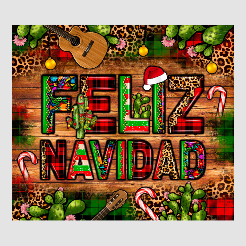 Feliz Navidad Christmas Cactus Leopard Premium Sweatshirt by JahusDesignShop | Teevron