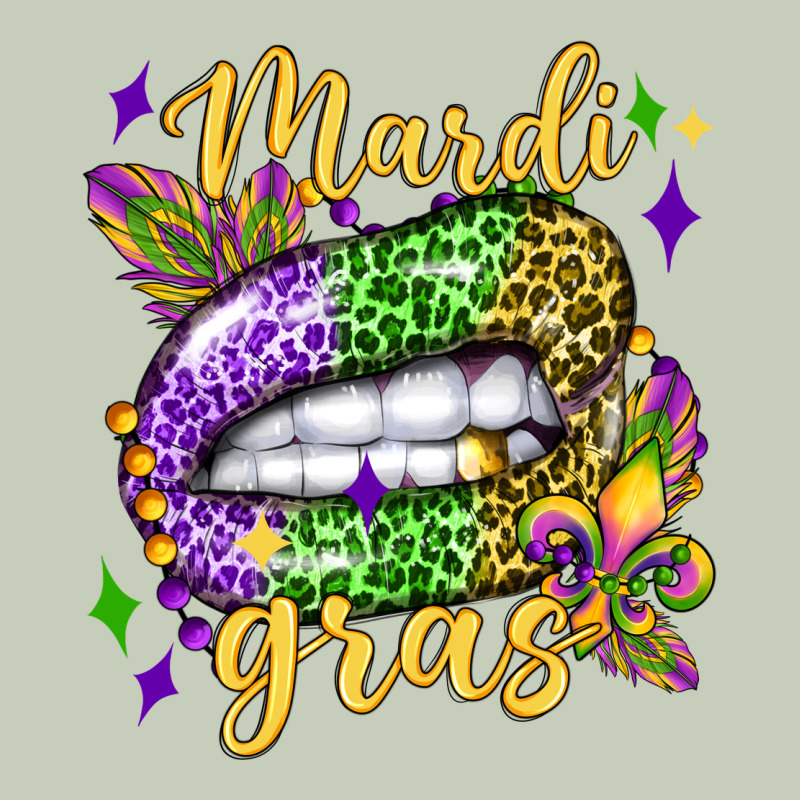 Mardi Gras With  Lip Olivia Ladies Tee by OliviaCreatesArt | Teevron