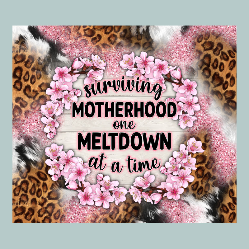 Surviving Motherhood One Meltdown At The Time Heavy Core Tee by TumblerDesignByShophia | Teevron