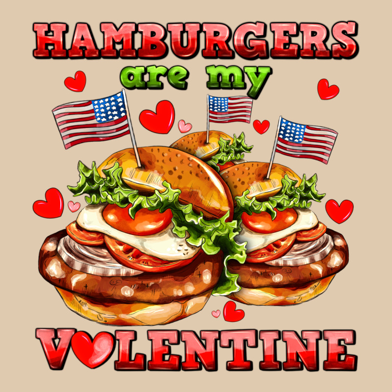 Hamburger Are My Valentine Heavyweight Sweatshirt by AdoDesignShop | Teevron