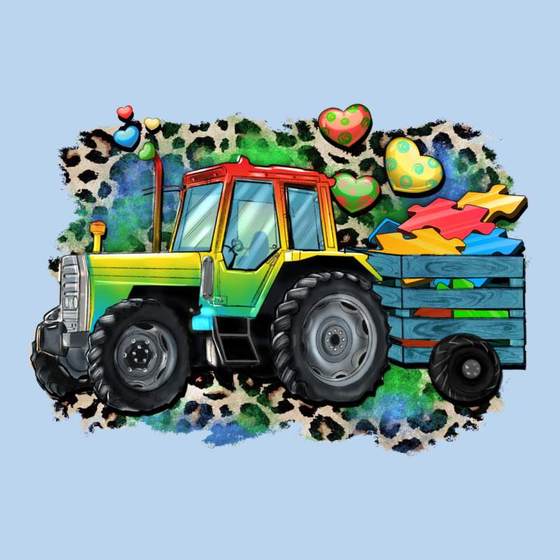 Autism Farm Tractor Classic Tee by CowGirlArtShop | Teevron
