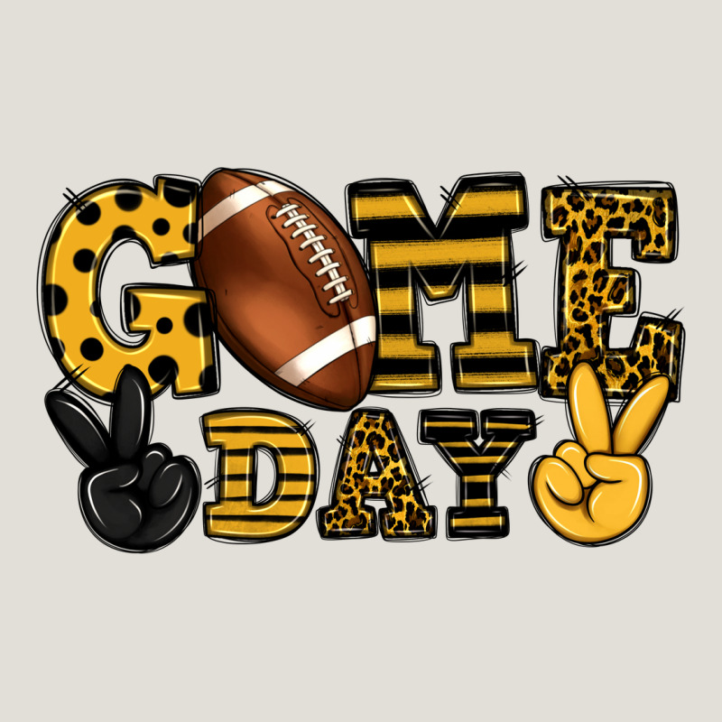 Game Day Yellow And Black Team Color Heavy Core Tee by HowdyJamesFarm | Teevron