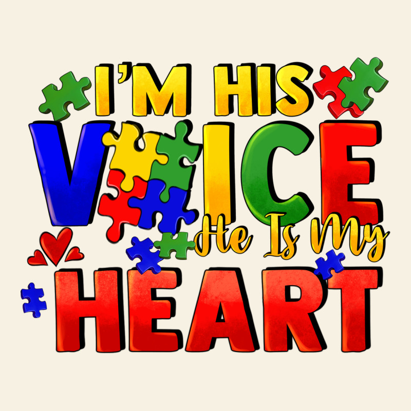 I'm His Voice He Is My Heart Vintage Tee by FaDigitalArtStudio | Teevron