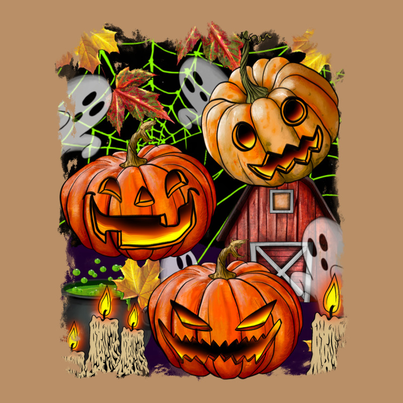 Halloween Pumpkins Vintage Hoodie by BundleAndBundleShop | Teevron