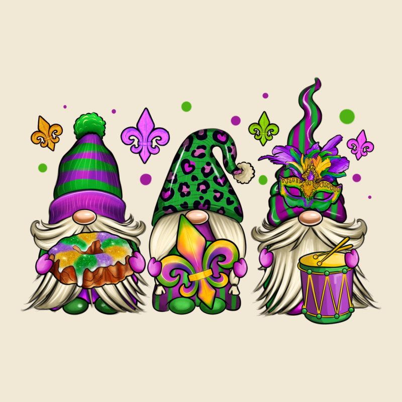 Mardi Gras Gnomes Ladies Tee by OliviaCreatesArt | Teevron
