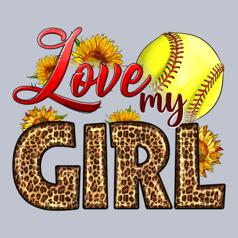 Love My Girl Softball Premium Hoodie by LillyAllenDesigns | Teevron