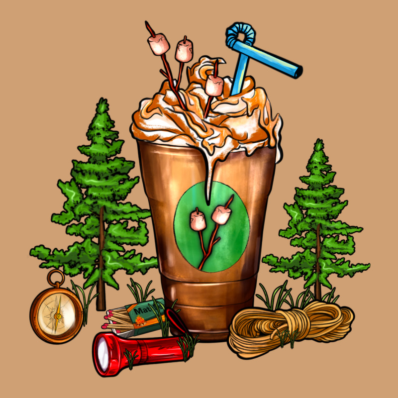 Camping Cold Drink Frappe Vintage Tee by FaDigitalArtStudio | Teevron