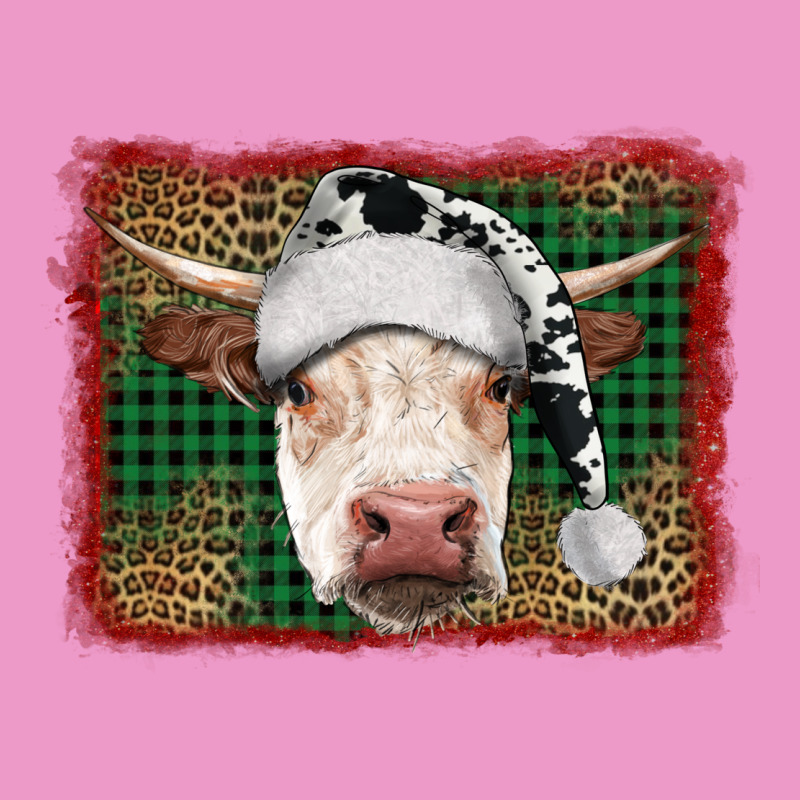Merry Christmas Hereford Cow With Background Urban Hoodie by RanaPortraitStore | Teevron