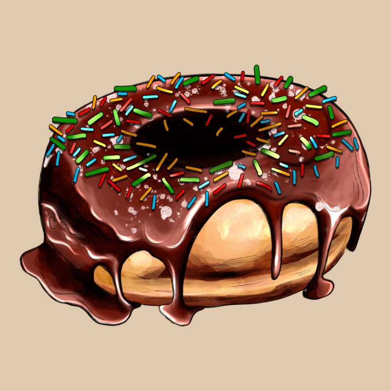 Chocolate Donut With Candies Heavyweight Sweatshirt by AdoDesignShop | Teevron