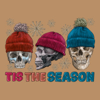 Tis The Season Skull Winter Vintage Hoodie | Teevron