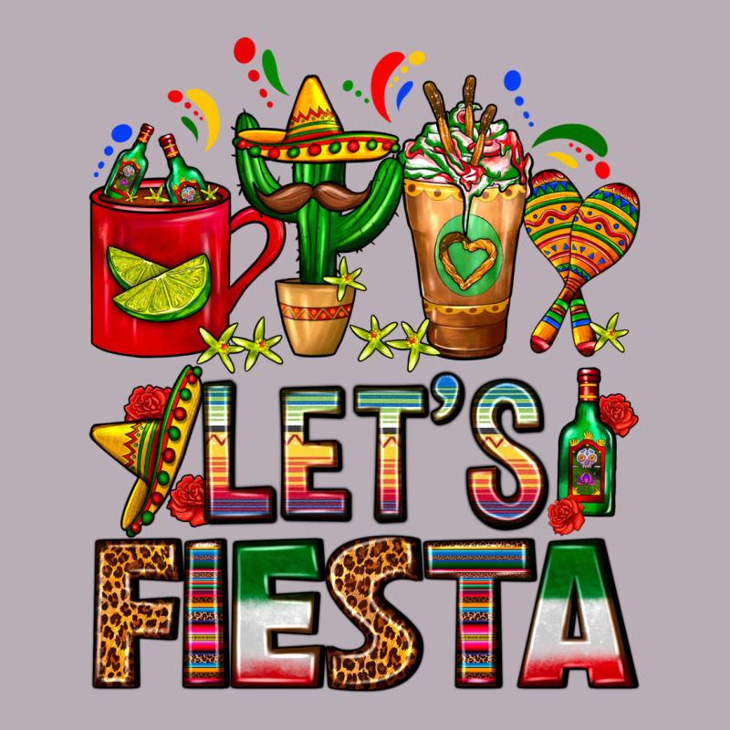 Let's Fiesta Mexico Coffee Cups With Cactus Vintage Tee by FaDigitalArtStudio | Teevron