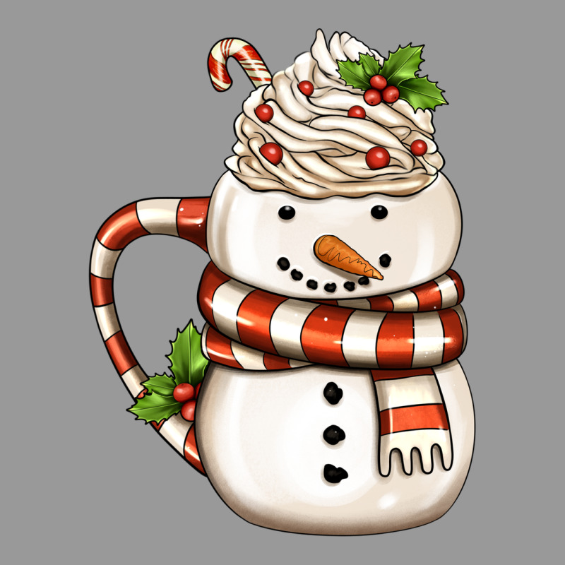 Christmas Snowman Coffee Cup Vintage Hoodie by FaDigitalArtStudio | Teevron