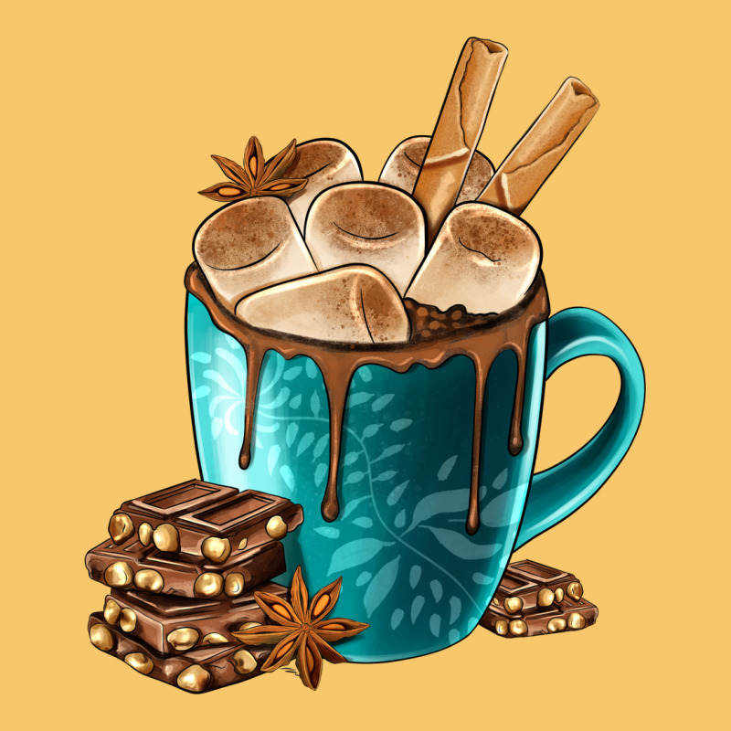 Chocolate And Coffee Vintage Hoodie by FaDigitalArtStudio | Teevron
